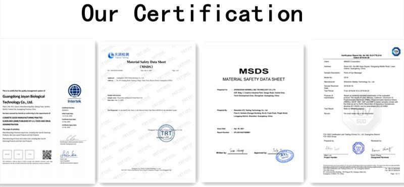 Our Certification