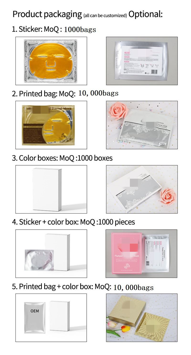 gold powder facial mask