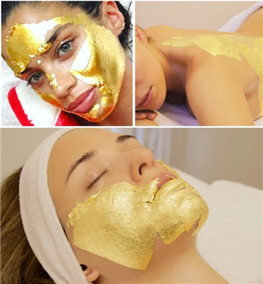 Zelta lapu papīrs, tas ir labi produkti ādas kopšanai, luksusa dekorēšanas pr...